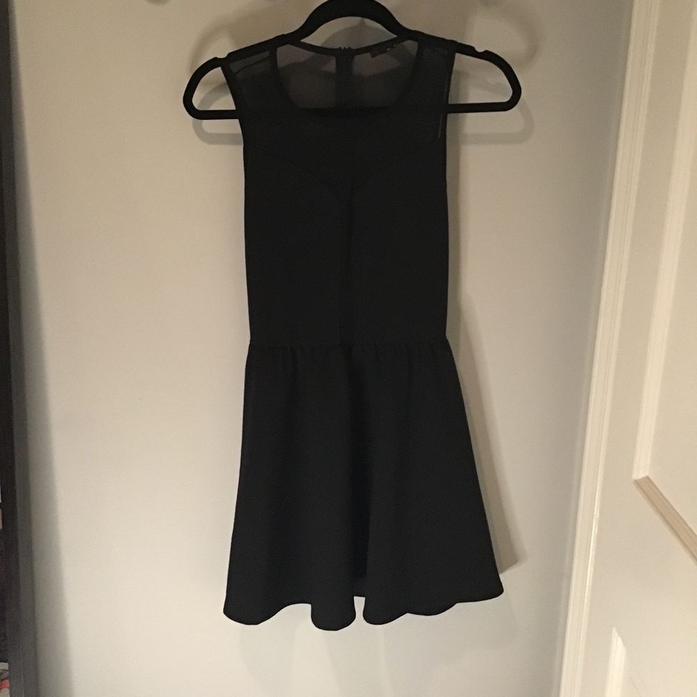 Aqua Mesh top Dress